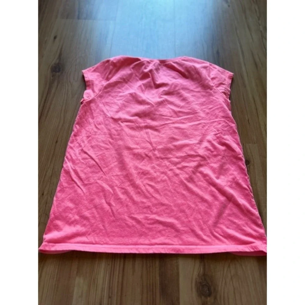 The Children's Place Girls Pink Graphic Top Tropical Sleeveless Shirt‎